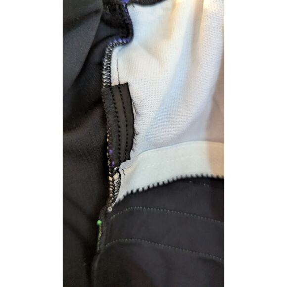 Vintage 80's/90's Concepts Sirena Black/Purple/White One PIece Swimsuit H - Picture 5 of 5